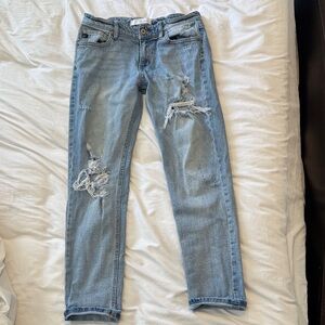 KanCan Light Blue Distressed Skinny Jeans